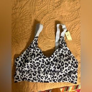 NWT Aerie Leopard Print Sports Bra